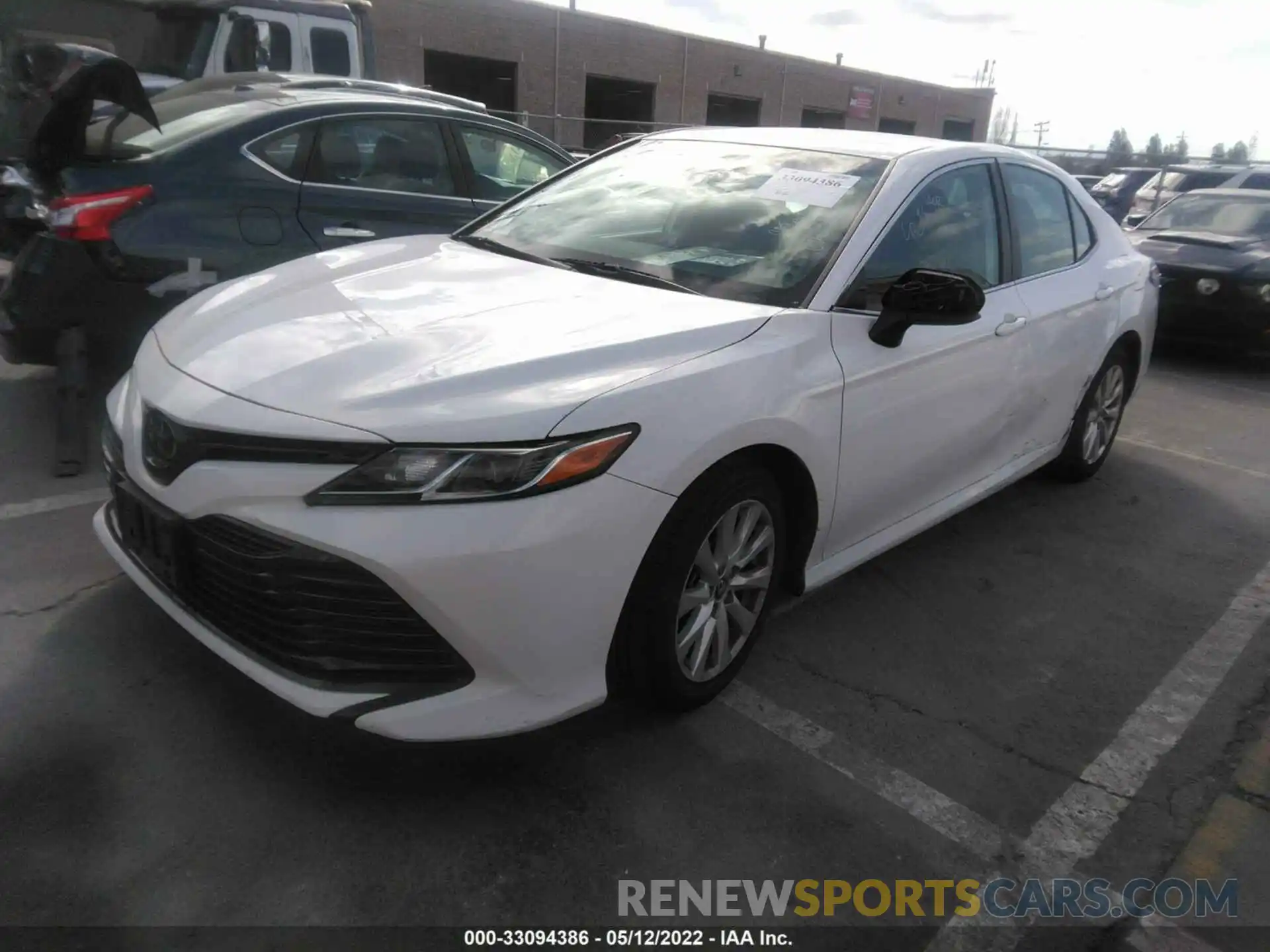 2 Photograph of a damaged car 4T1B11HK2KU228249 TOYOTA CAMRY 2019