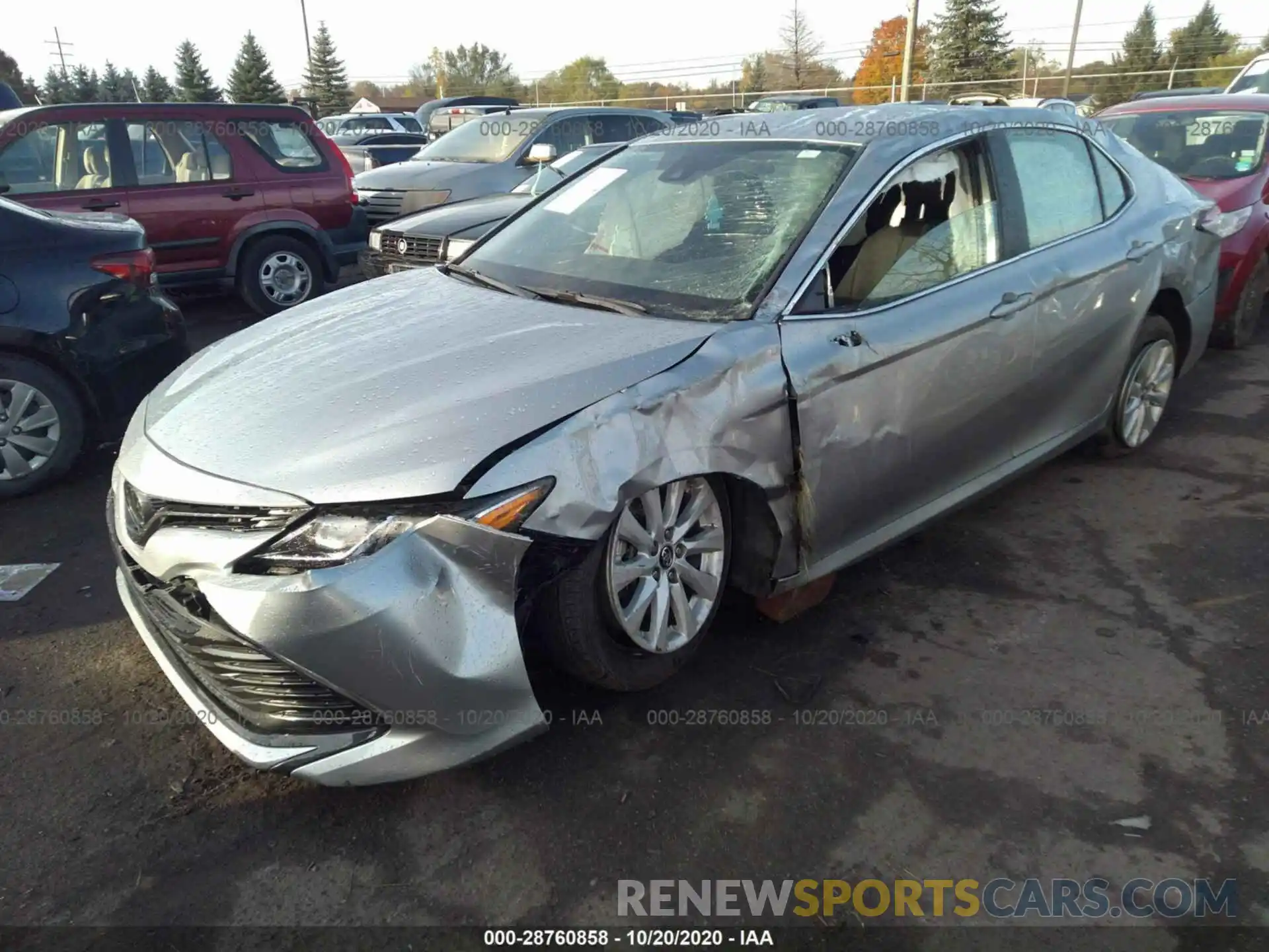 2 Photograph of a damaged car 4T1B11HK2KU229983 TOYOTA CAMRY 2019