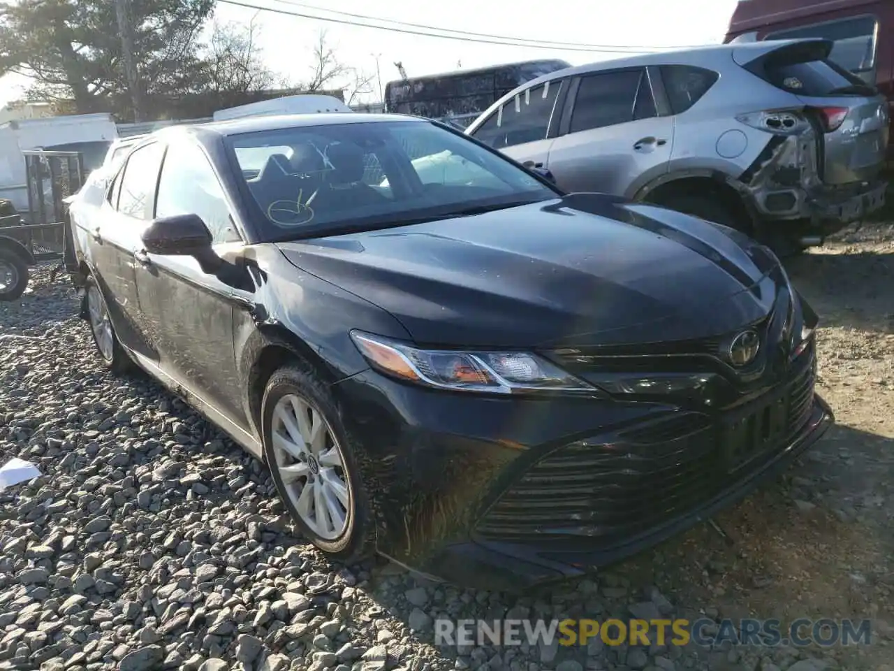 1 Photograph of a damaged car 4T1B11HK2KU237386 TOYOTA CAMRY 2019