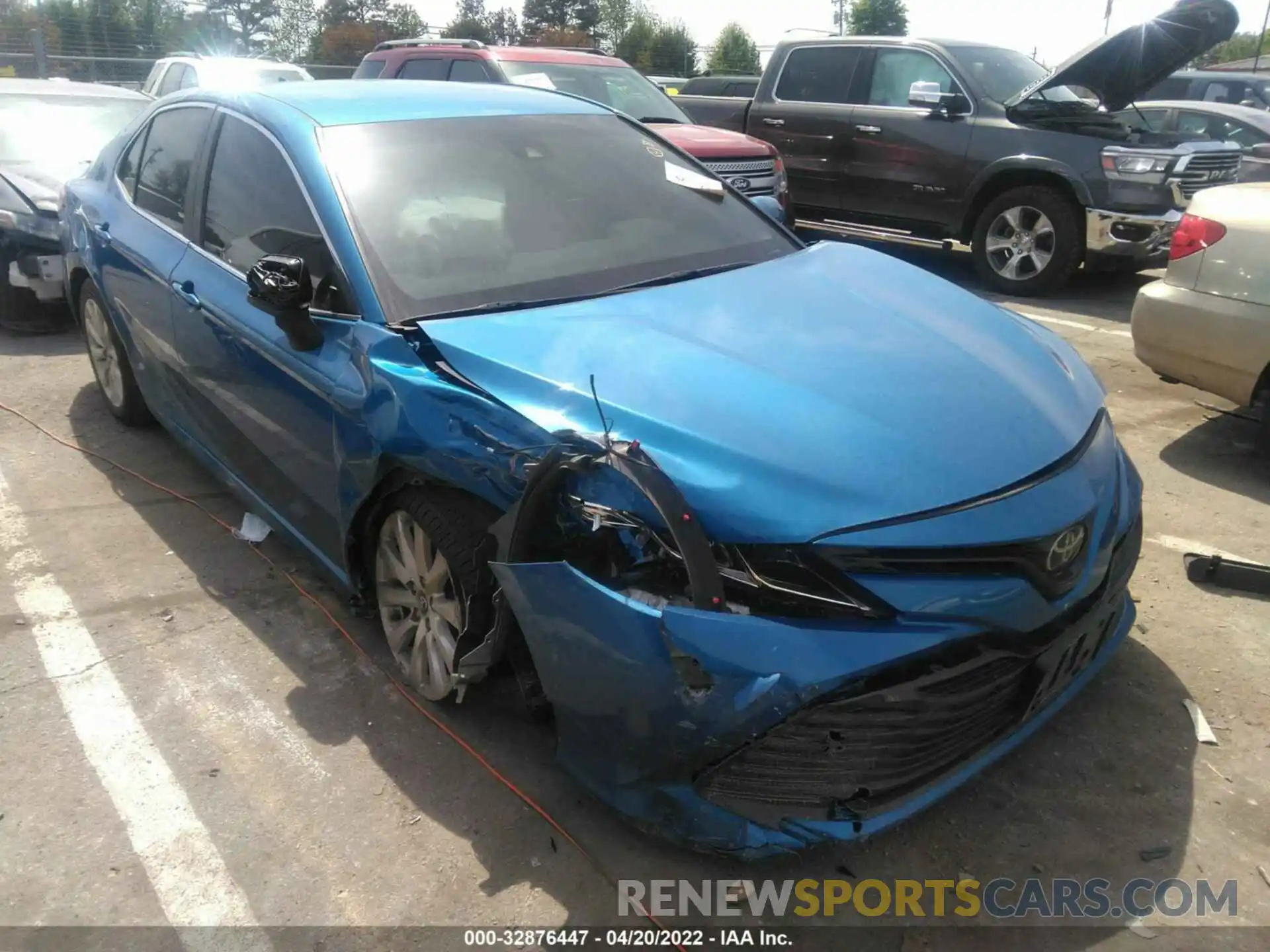 1 Photograph of a damaged car 4T1B11HK2KU238165 TOYOTA CAMRY 2019