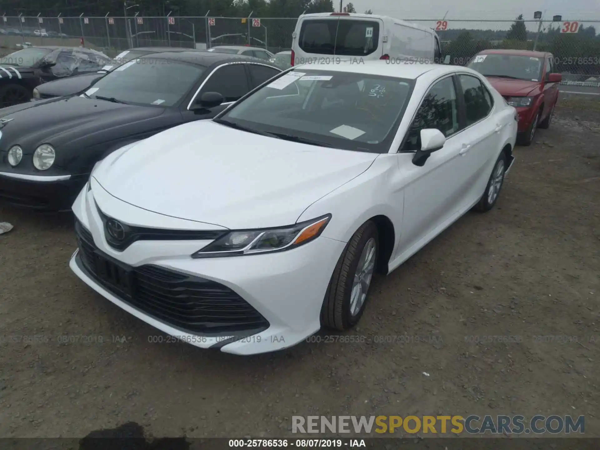 2 Photograph of a damaged car 4T1B11HK2KU243026 TOYOTA CAMRY 2019