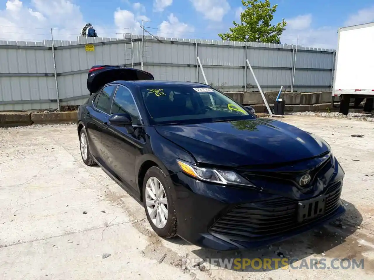 1 Photograph of a damaged car 4T1B11HK2KU243639 TOYOTA CAMRY 2019