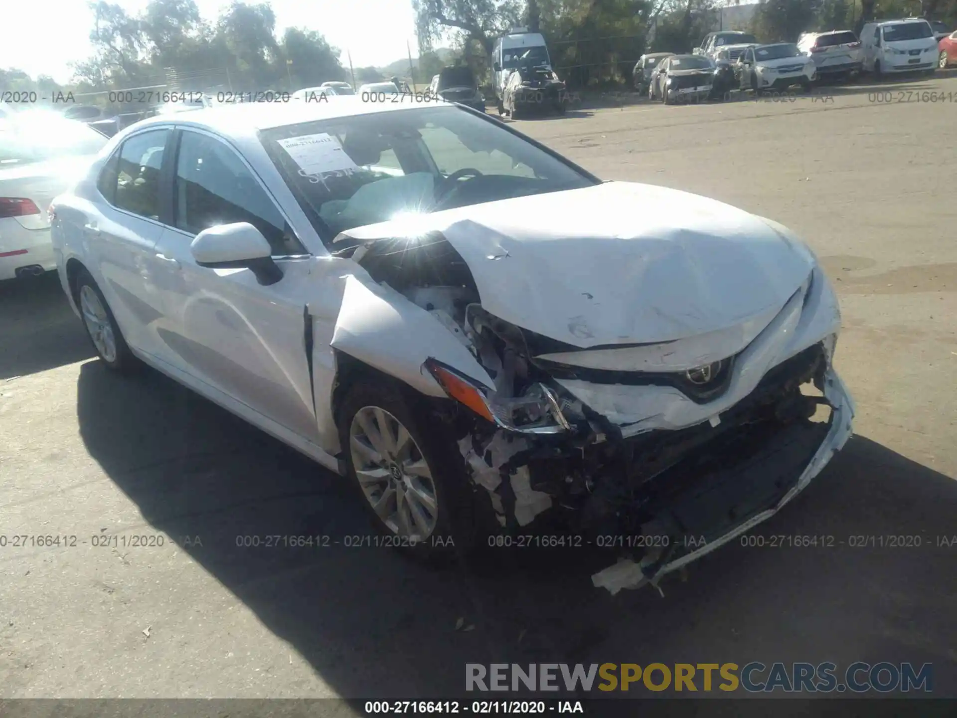 1 Photograph of a damaged car 4T1B11HK2KU250350 TOYOTA CAMRY 2019