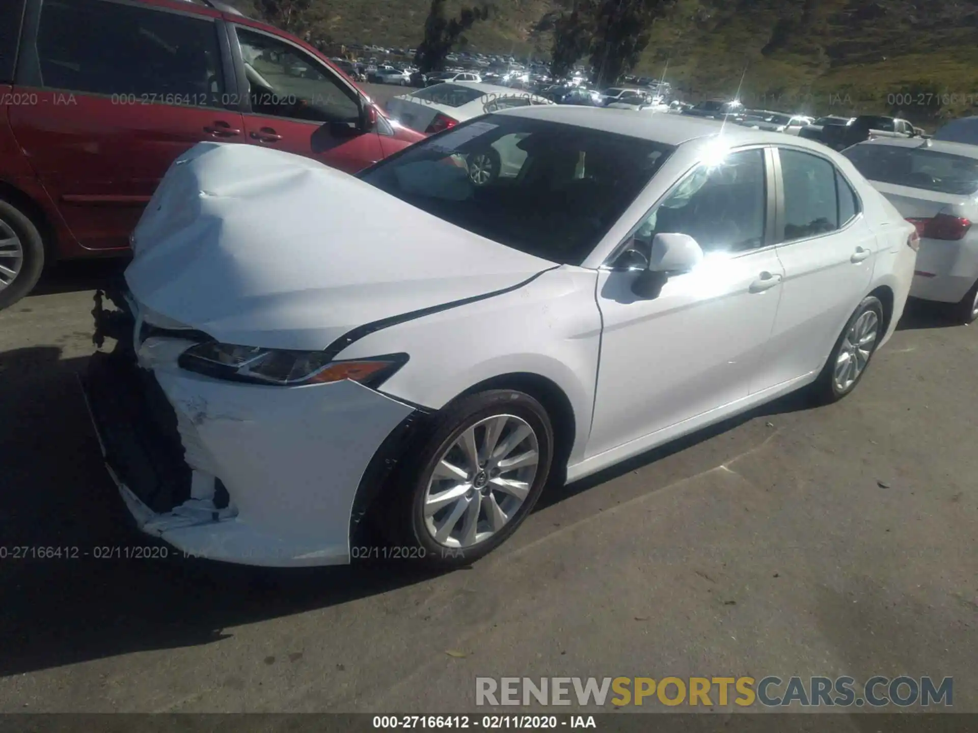 2 Photograph of a damaged car 4T1B11HK2KU250350 TOYOTA CAMRY 2019