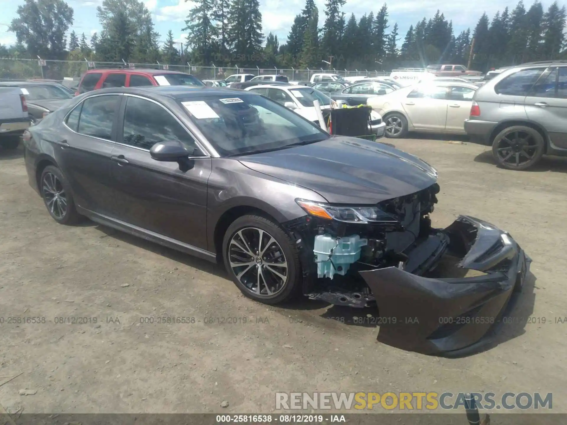 1 Photograph of a damaged car 4T1B11HK2KU252485 TOYOTA CAMRY 2019