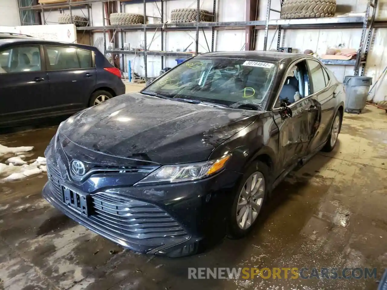 2 Photograph of a damaged car 4T1B11HK2KU255192 TOYOTA CAMRY 2019