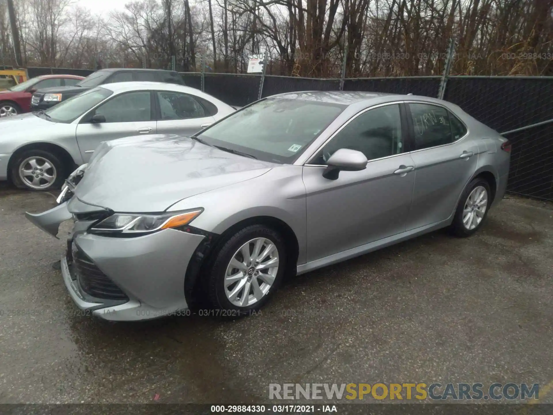 2 Photograph of a damaged car 4T1B11HK2KU257735 TOYOTA CAMRY 2019