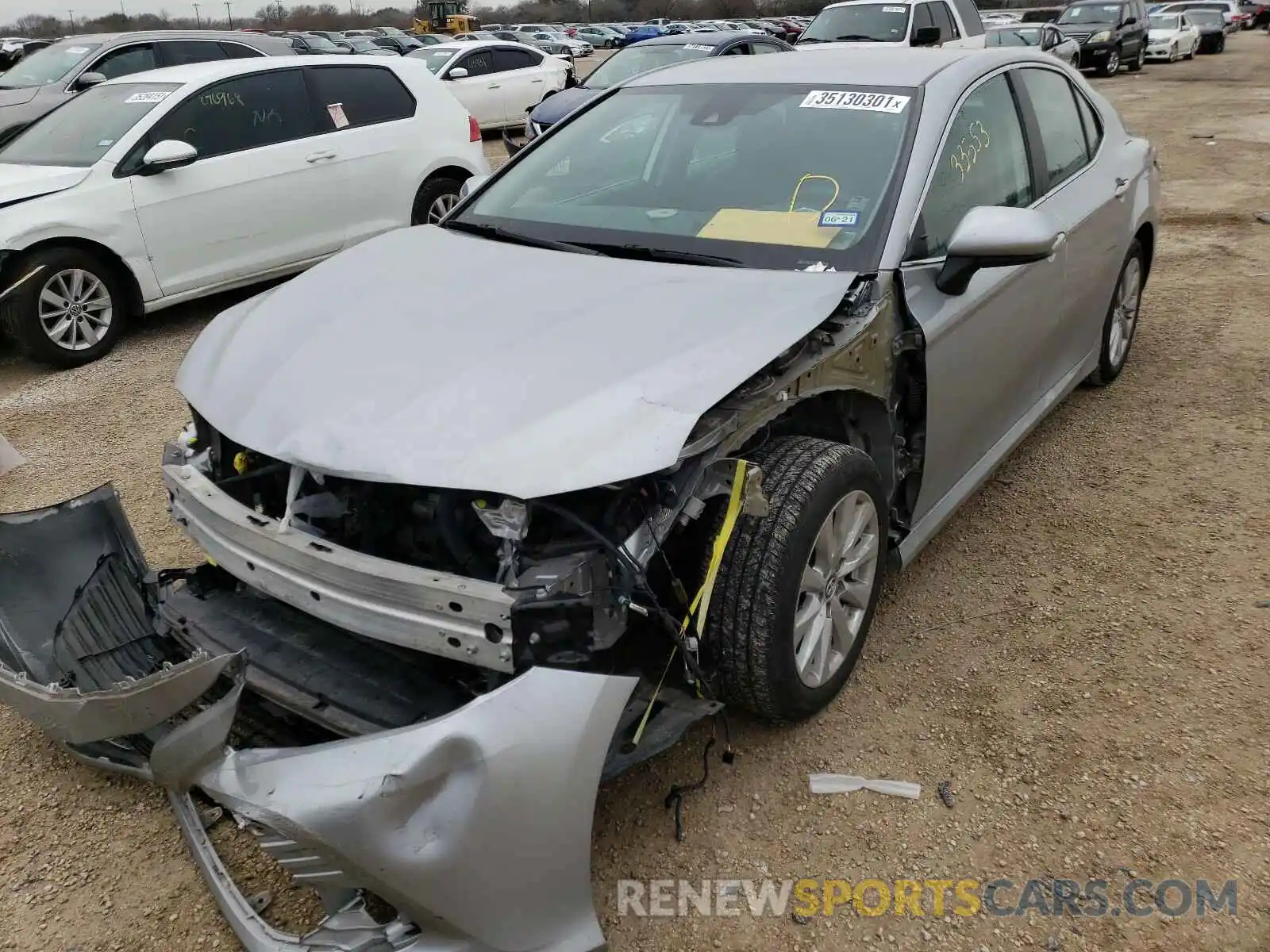 2 Photograph of a damaged car 4T1B11HK2KU260652 TOYOTA CAMRY 2019