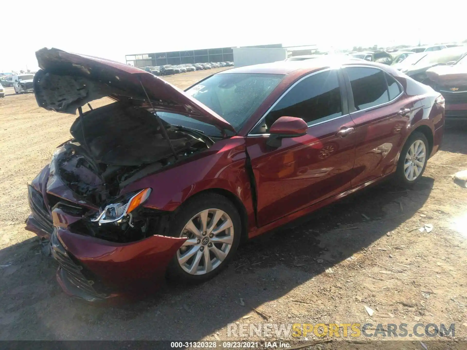 2 Photograph of a damaged car 4T1B11HK2KU264958 TOYOTA CAMRY 2019