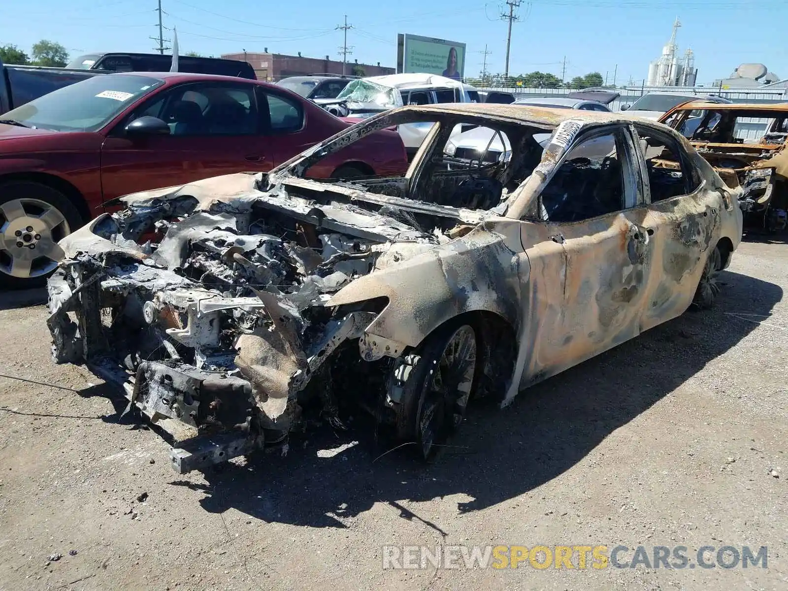 2 Photograph of a damaged car 4T1B11HK2KU269299 TOYOTA CAMRY 2019