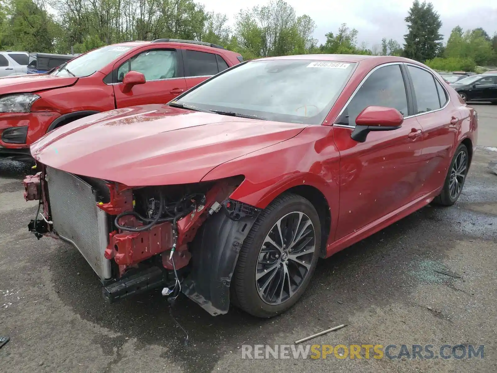 2 Photograph of a damaged car 4T1B11HK2KU279122 TOYOTA CAMRY 2019