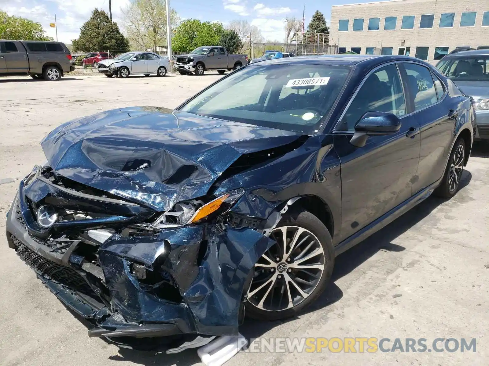 2 Photograph of a damaged car 4T1B11HK2KU279296 TOYOTA CAMRY 2019