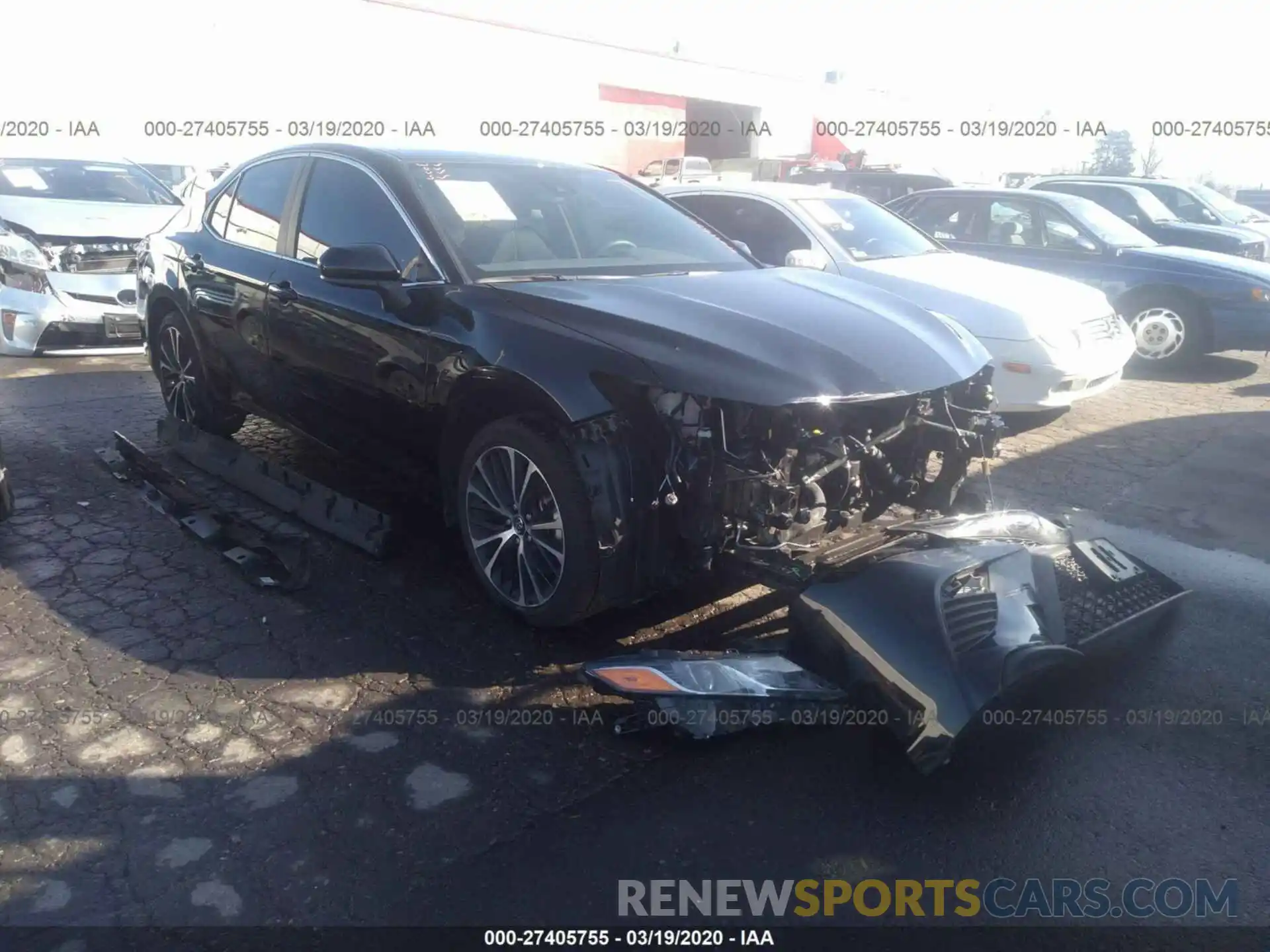 1 Photograph of a damaged car 4T1B11HK2KU281355 TOYOTA CAMRY 2019