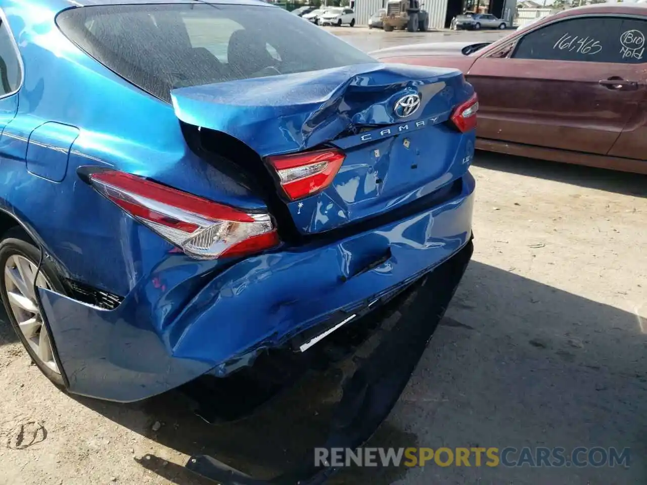 9 Photograph of a damaged car 4T1B11HK2KU286233 TOYOTA CAMRY 2019