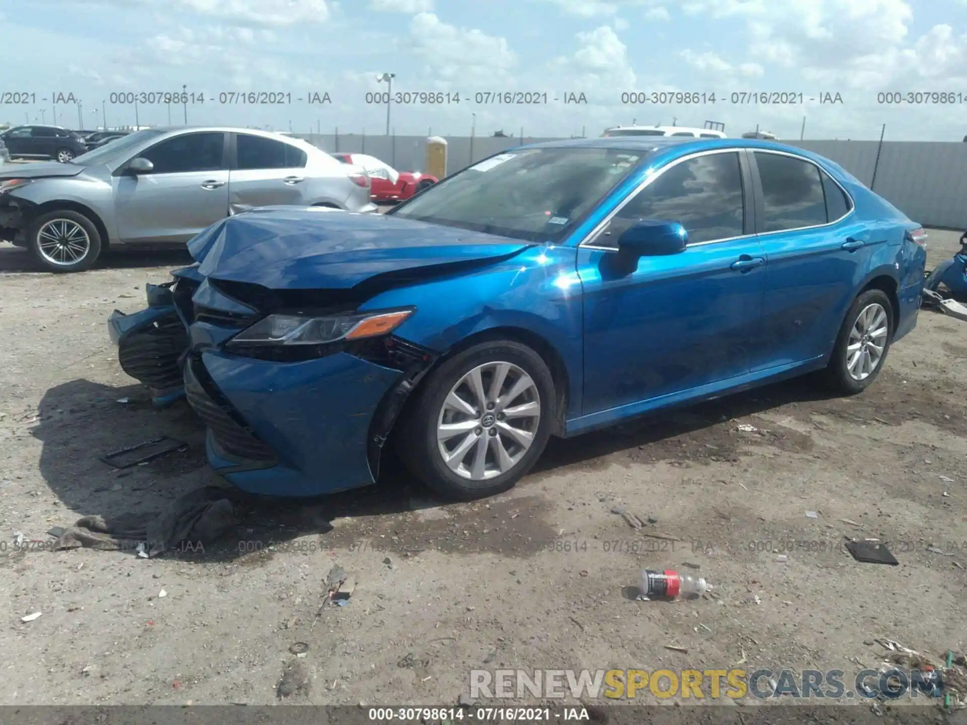 2 Photograph of a damaged car 4T1B11HK2KU286491 TOYOTA CAMRY 2019