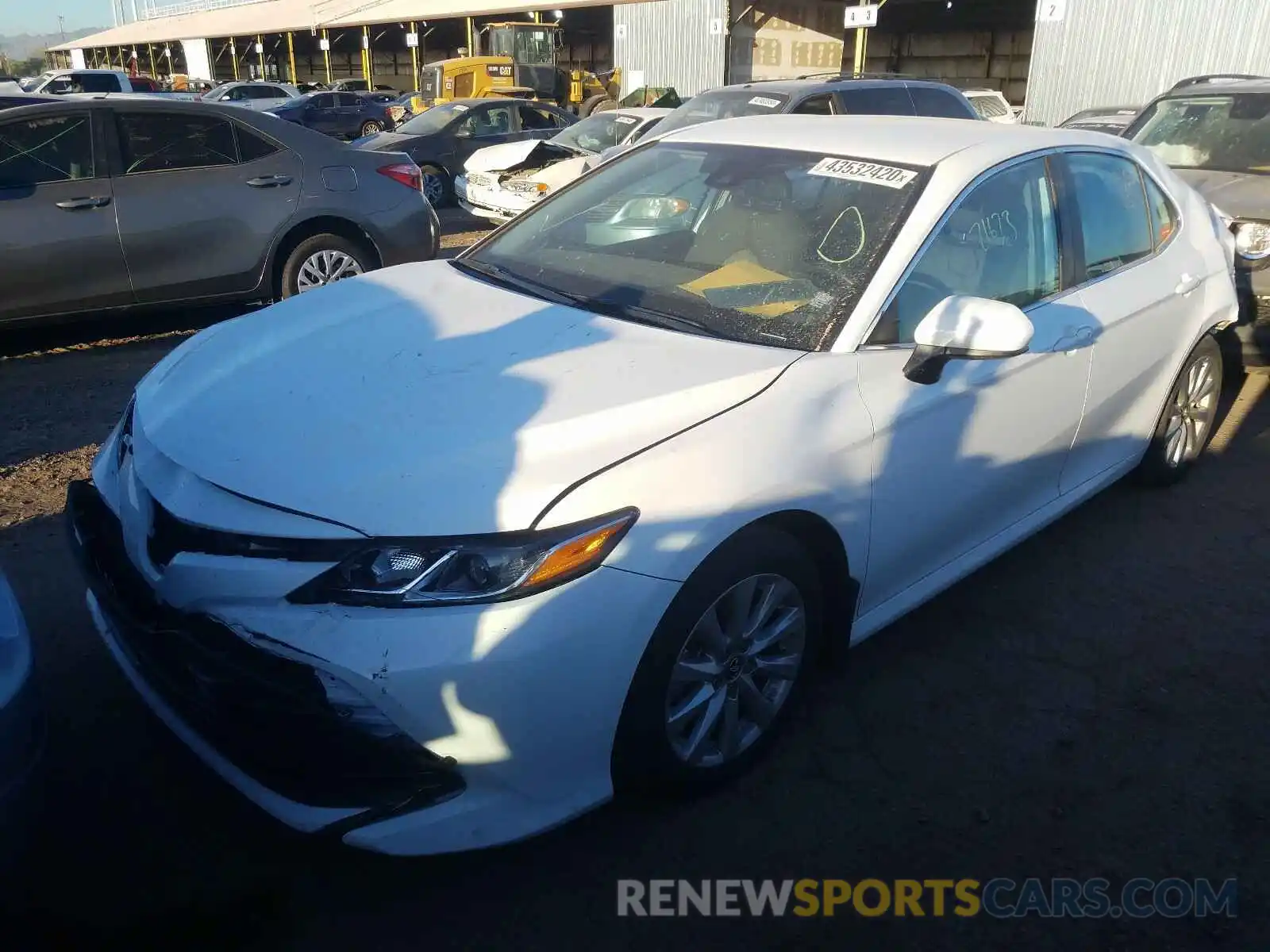 2 Photograph of a damaged car 4T1B11HK2KU286586 TOYOTA CAMRY 2019