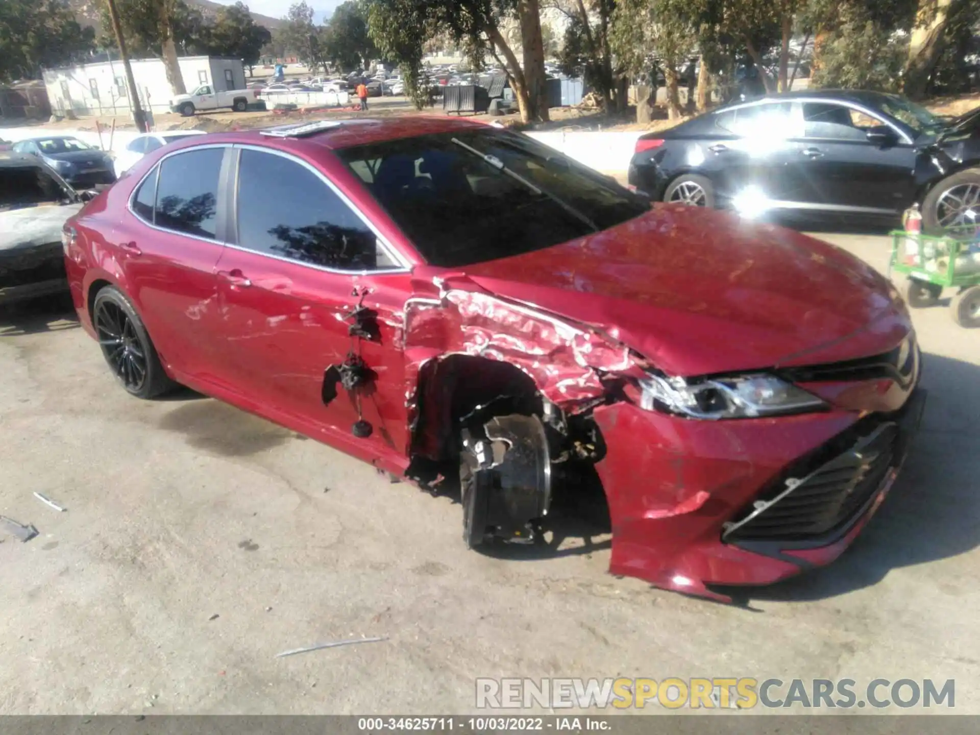 1 Photograph of a damaged car 4T1B11HK2KU290976 TOYOTA CAMRY 2019