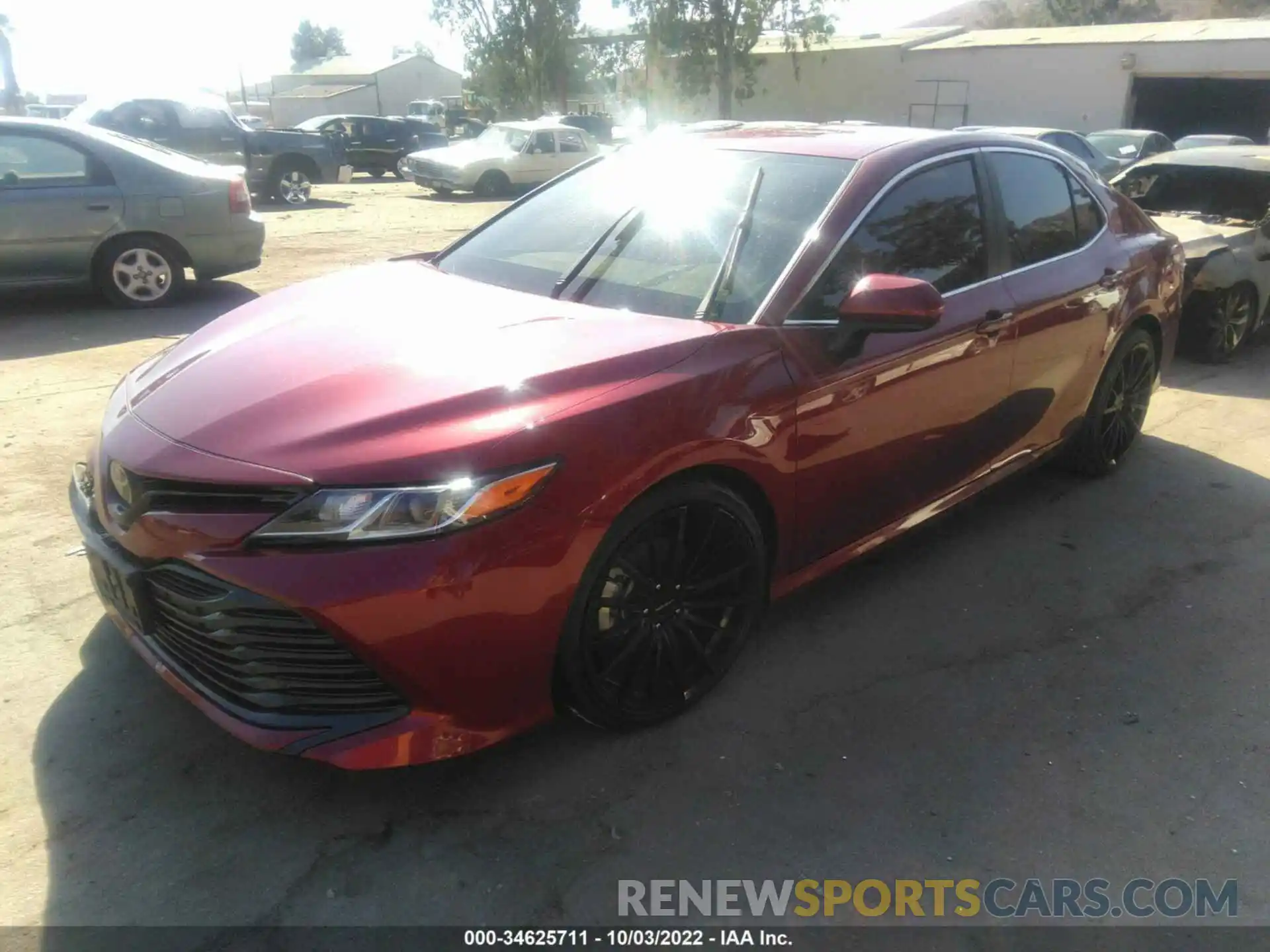 2 Photograph of a damaged car 4T1B11HK2KU290976 TOYOTA CAMRY 2019