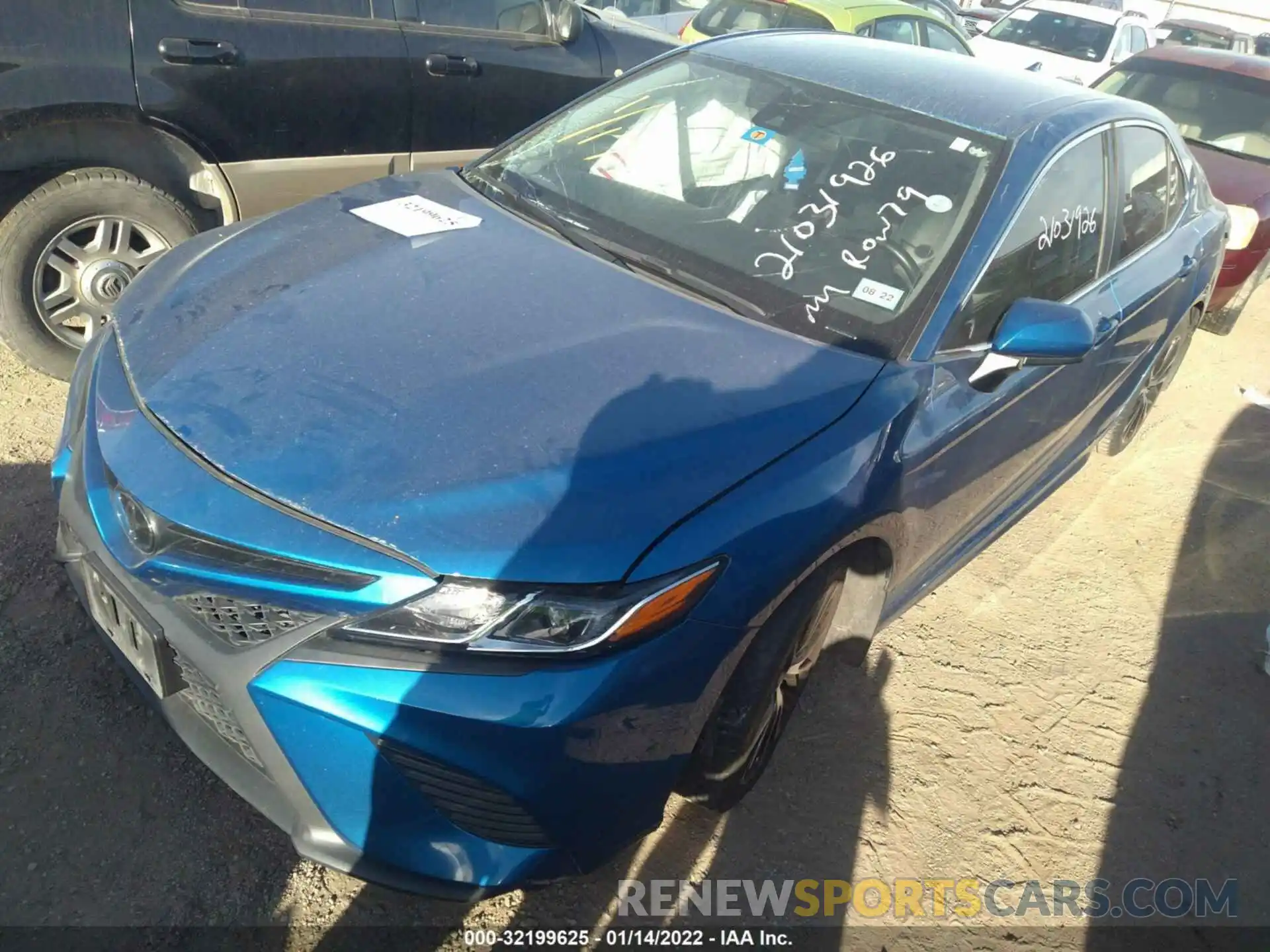 2 Photograph of a damaged car 4T1B11HK2KU291786 TOYOTA CAMRY 2019