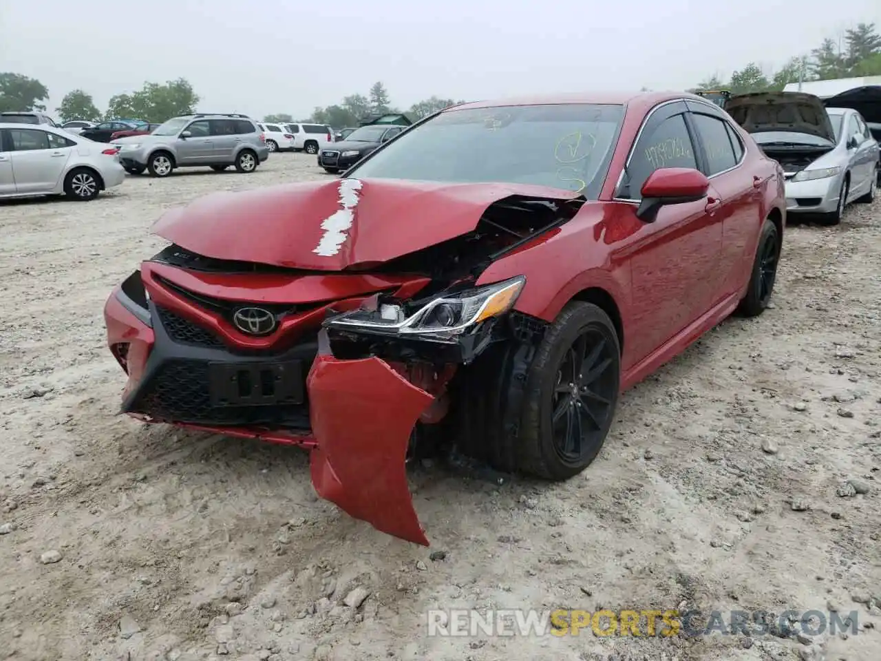 2 Photograph of a damaged car 4T1B11HK2KU294235 TOYOTA CAMRY 2019