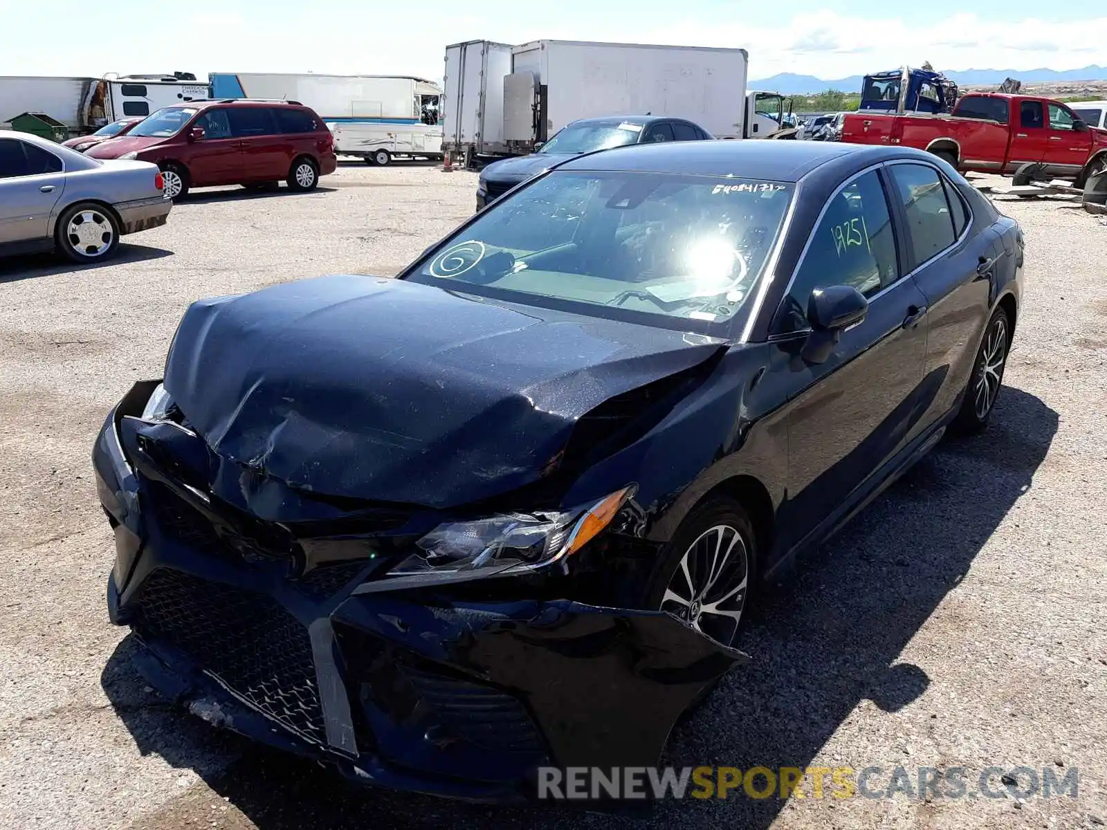 2 Photograph of a damaged car 4T1B11HK2KU298429 TOYOTA CAMRY 2019