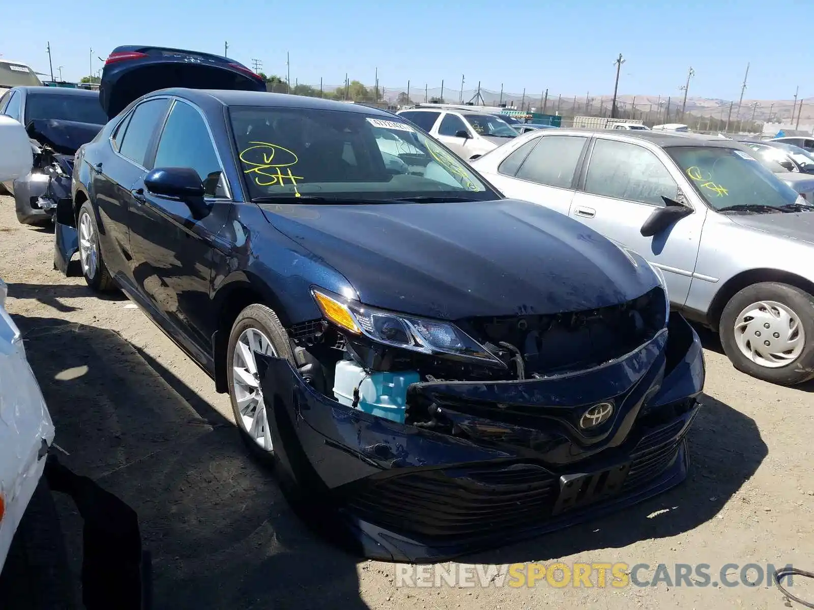 1 Photograph of a damaged car 4T1B11HK2KU697485 TOYOTA CAMRY 2019