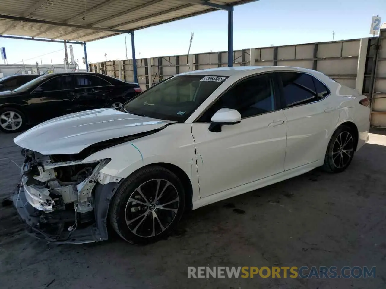 1 Photograph of a damaged car 4T1B11HK2KU700482 TOYOTA CAMRY 2019