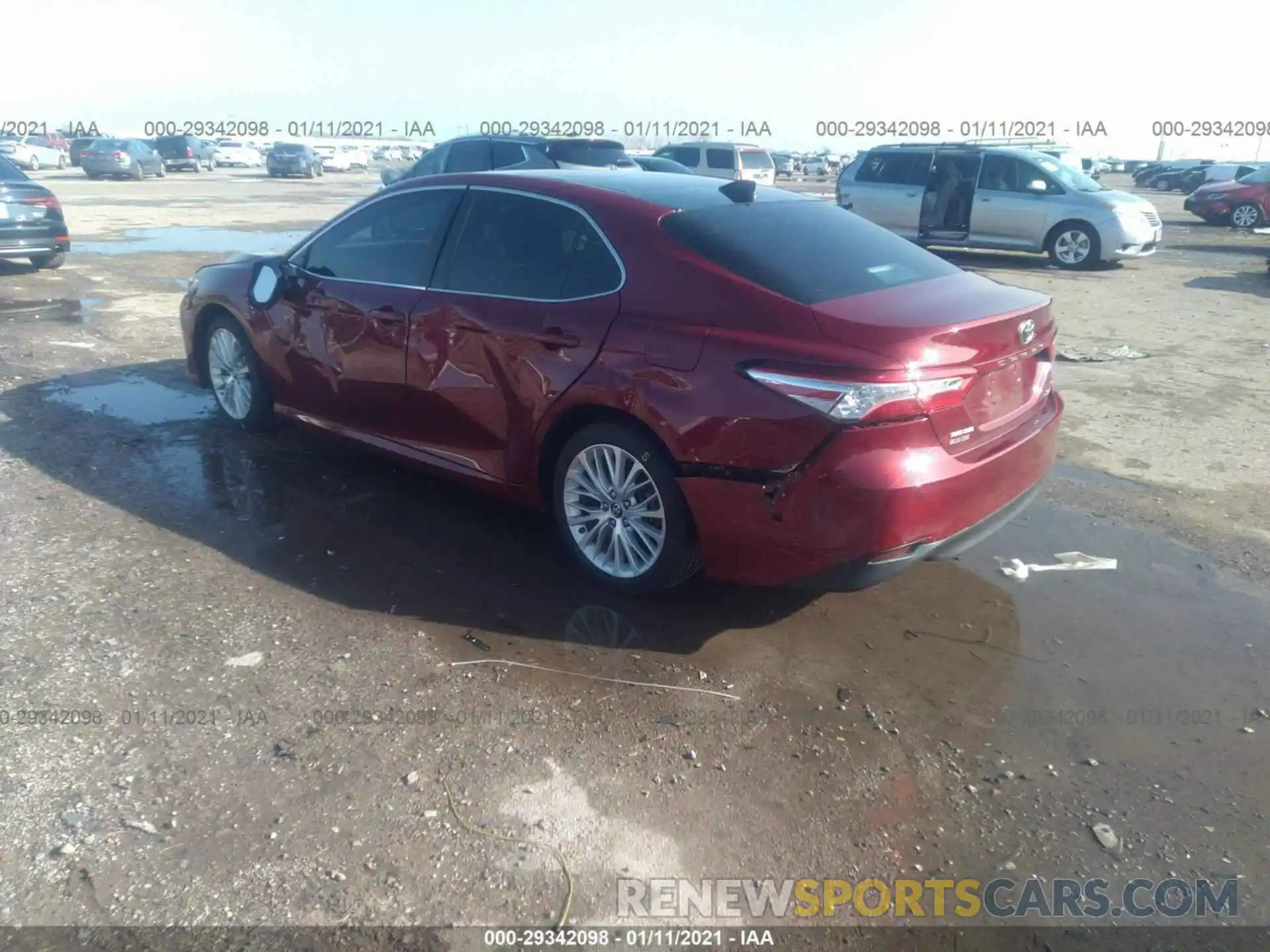 3 Photograph of a damaged car 4T1B11HK2KU701616 TOYOTA CAMRY 2019