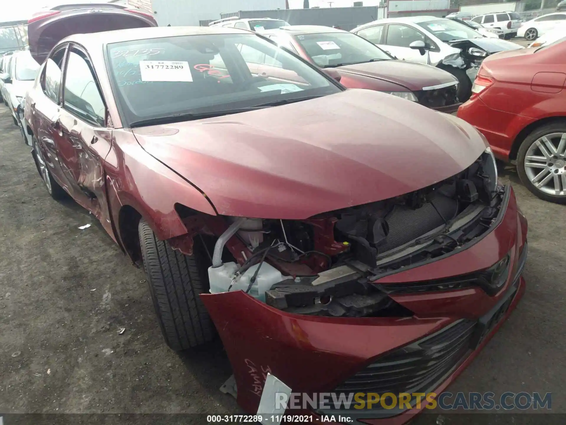 6 Photograph of a damaged car 4T1B11HK2KU704077 TOYOTA CAMRY 2019