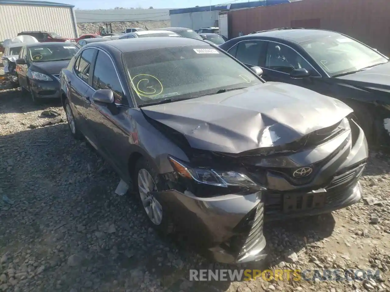 1 Photograph of a damaged car 4T1B11HK2KU706914 TOYOTA CAMRY 2019