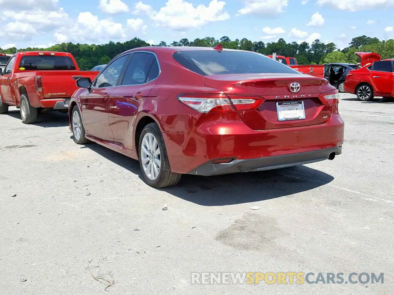 3 Photograph of a damaged car 4T1B11HK2KU711983 TOYOTA CAMRY 2019