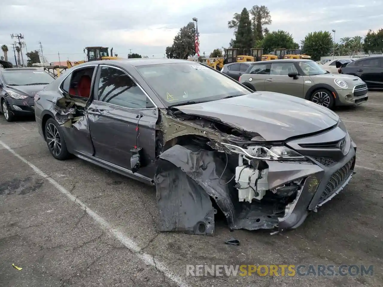 1 Photograph of a damaged car 4T1B11HK2KU713376 TOYOTA CAMRY 2019