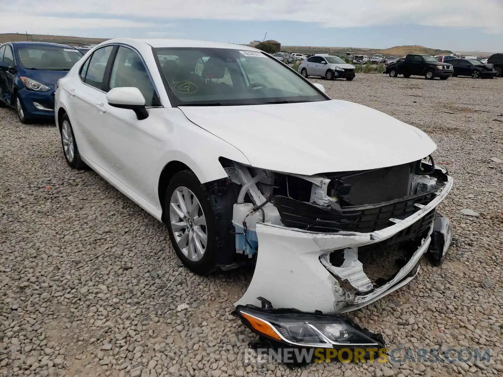 1 Photograph of a damaged car 4T1B11HK2KU718559 TOYOTA CAMRY 2019