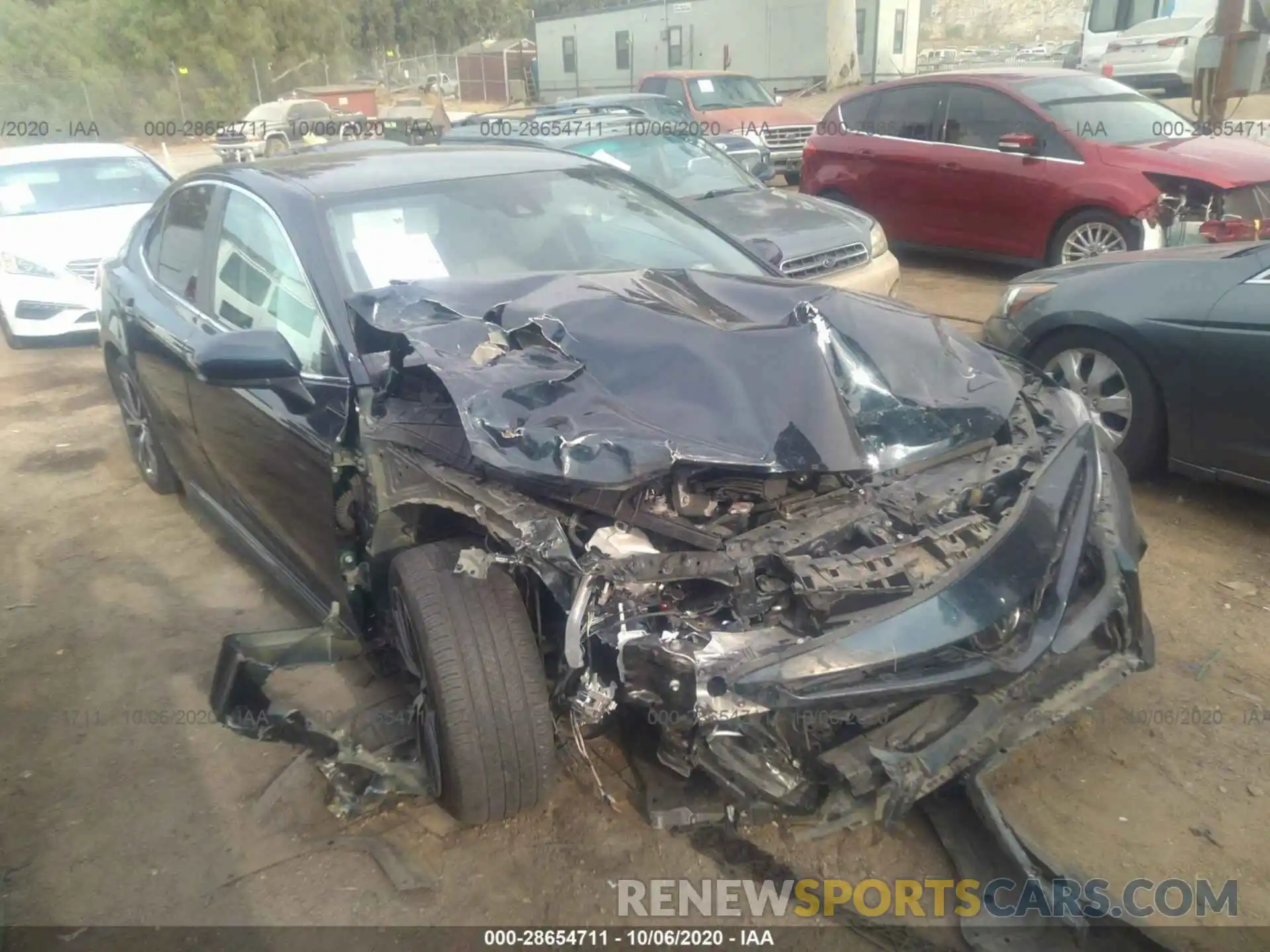 1 Photograph of a damaged car 4T1B11HK2KU718612 TOYOTA CAMRY 2019