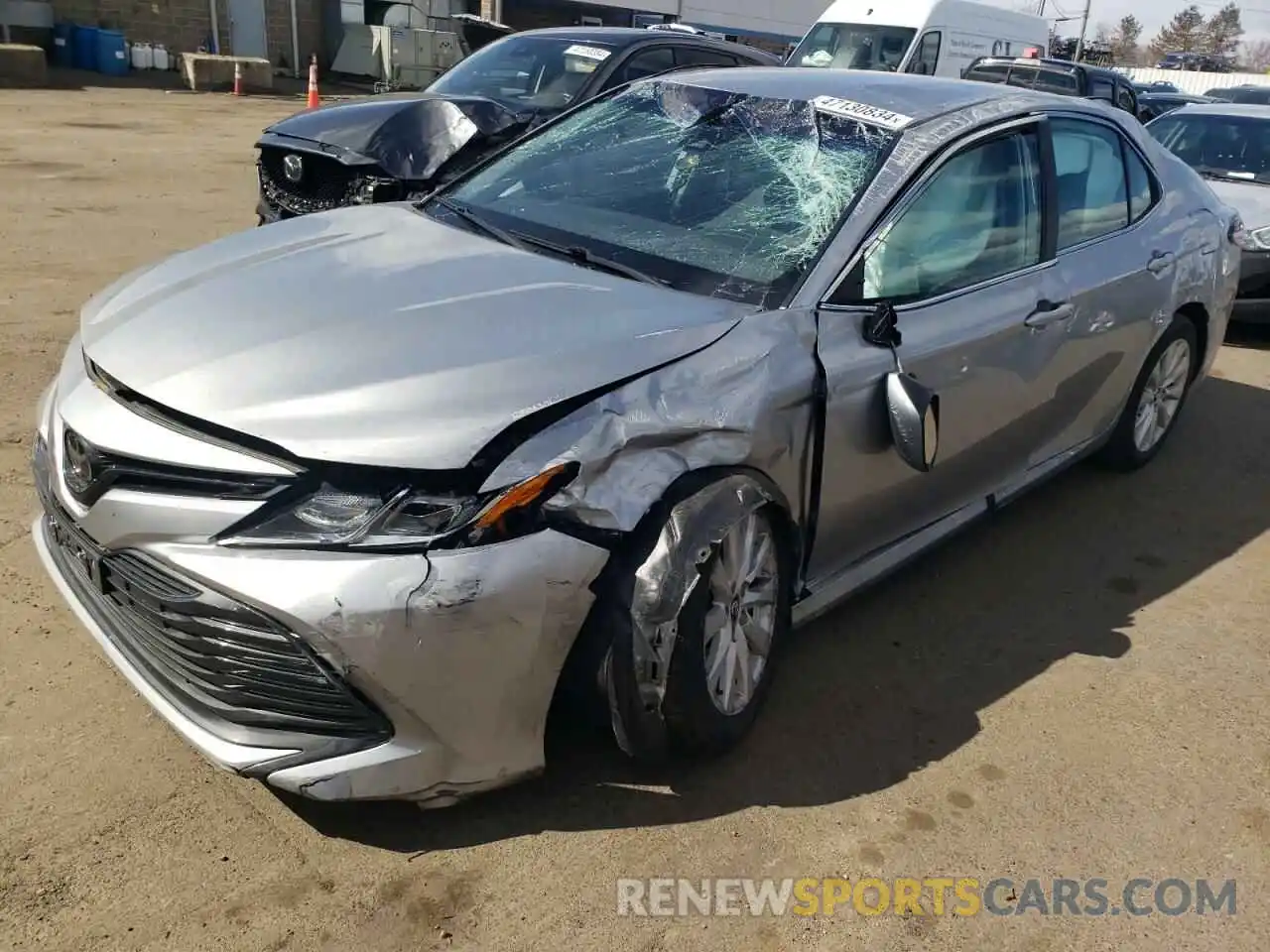 1 Photograph of a damaged car 4T1B11HK2KU721512 TOYOTA CAMRY 2019