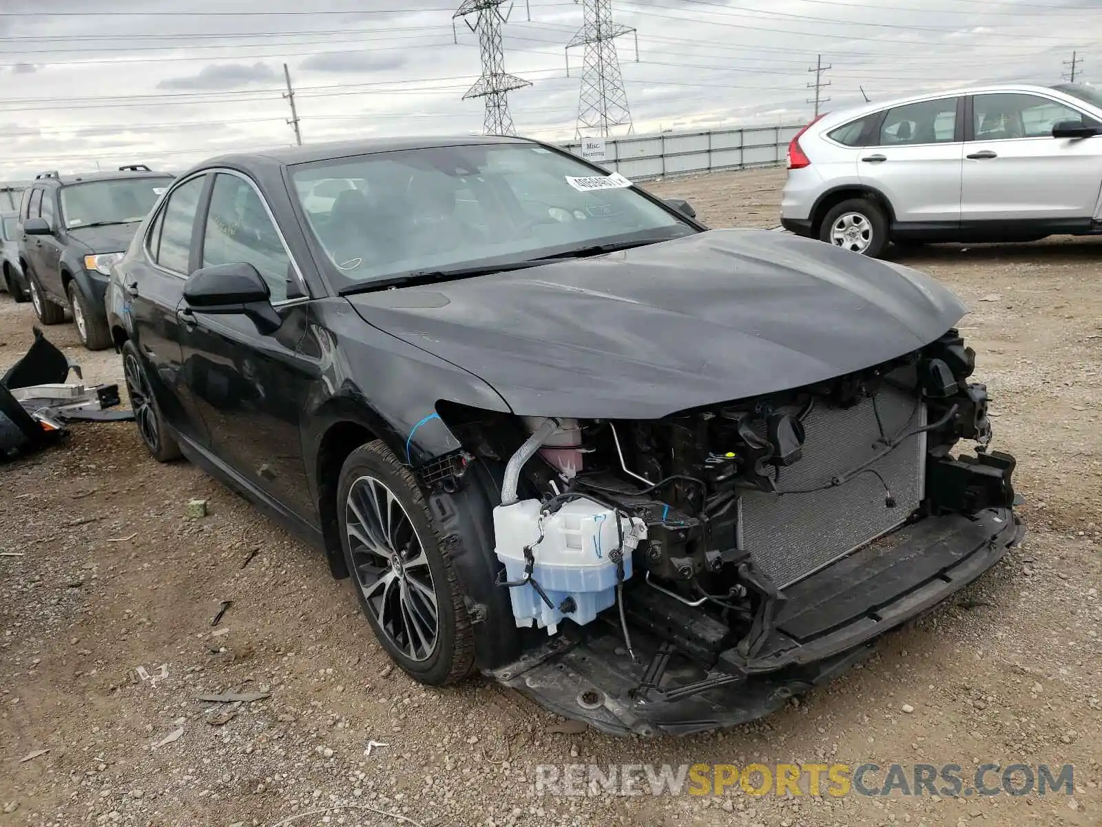 1 Photograph of a damaged car 4T1B11HK2KU723549 TOYOTA CAMRY 2019