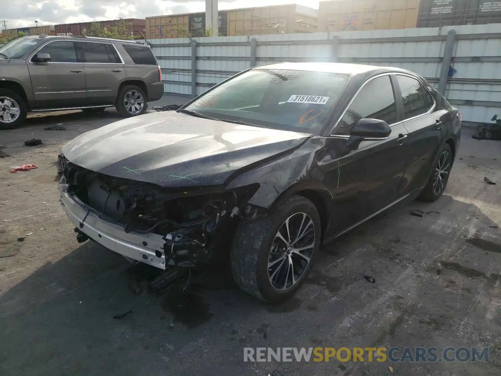 2 Photograph of a damaged car 4T1B11HK2KU724071 TOYOTA CAMRY 2019