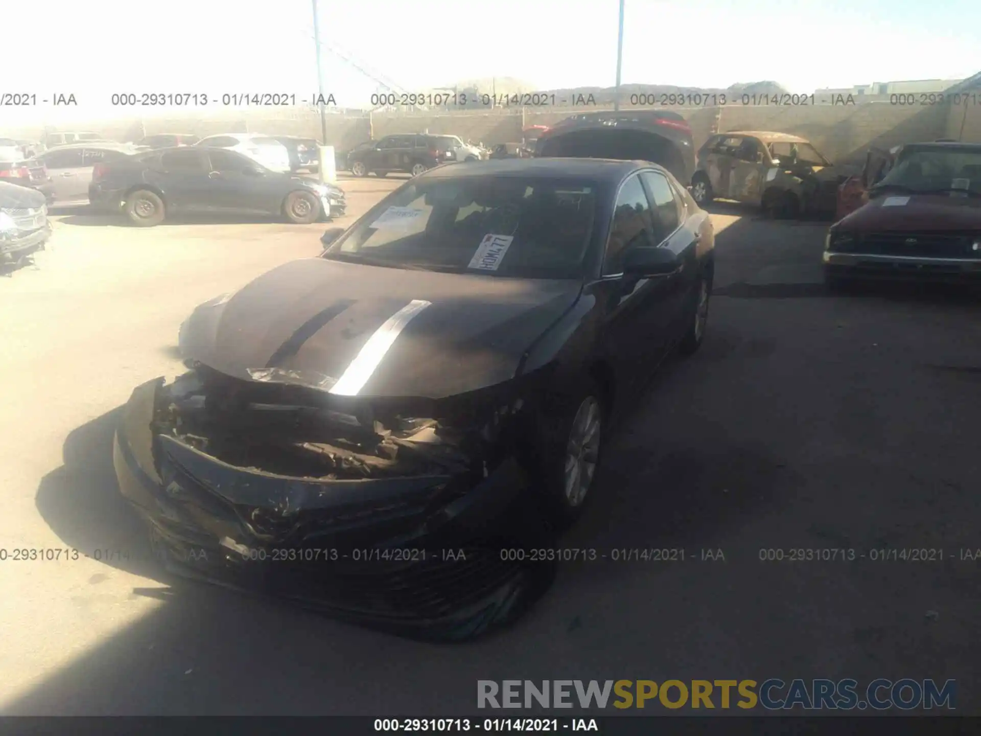 2 Photograph of a damaged car 4T1B11HK2KU724152 TOYOTA CAMRY 2019