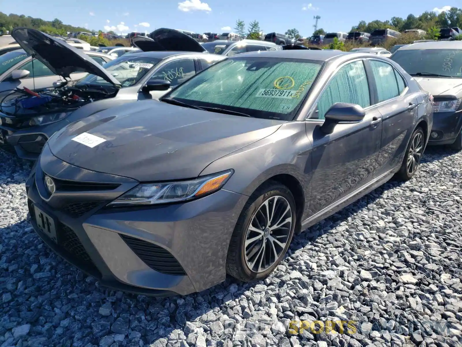 2 Photograph of a damaged car 4T1B11HK2KU730467 TOYOTA CAMRY 2019