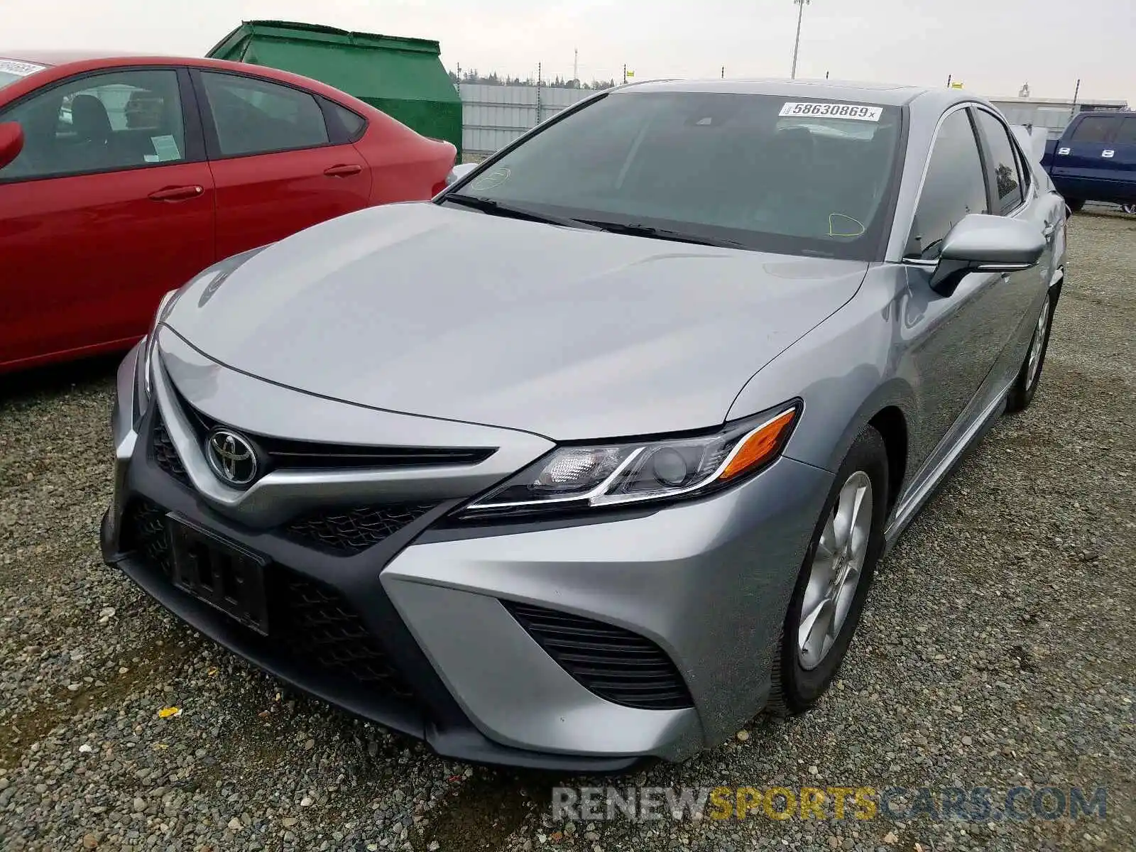 2 Photograph of a damaged car 4T1B11HK2KU731344 TOYOTA CAMRY 2019