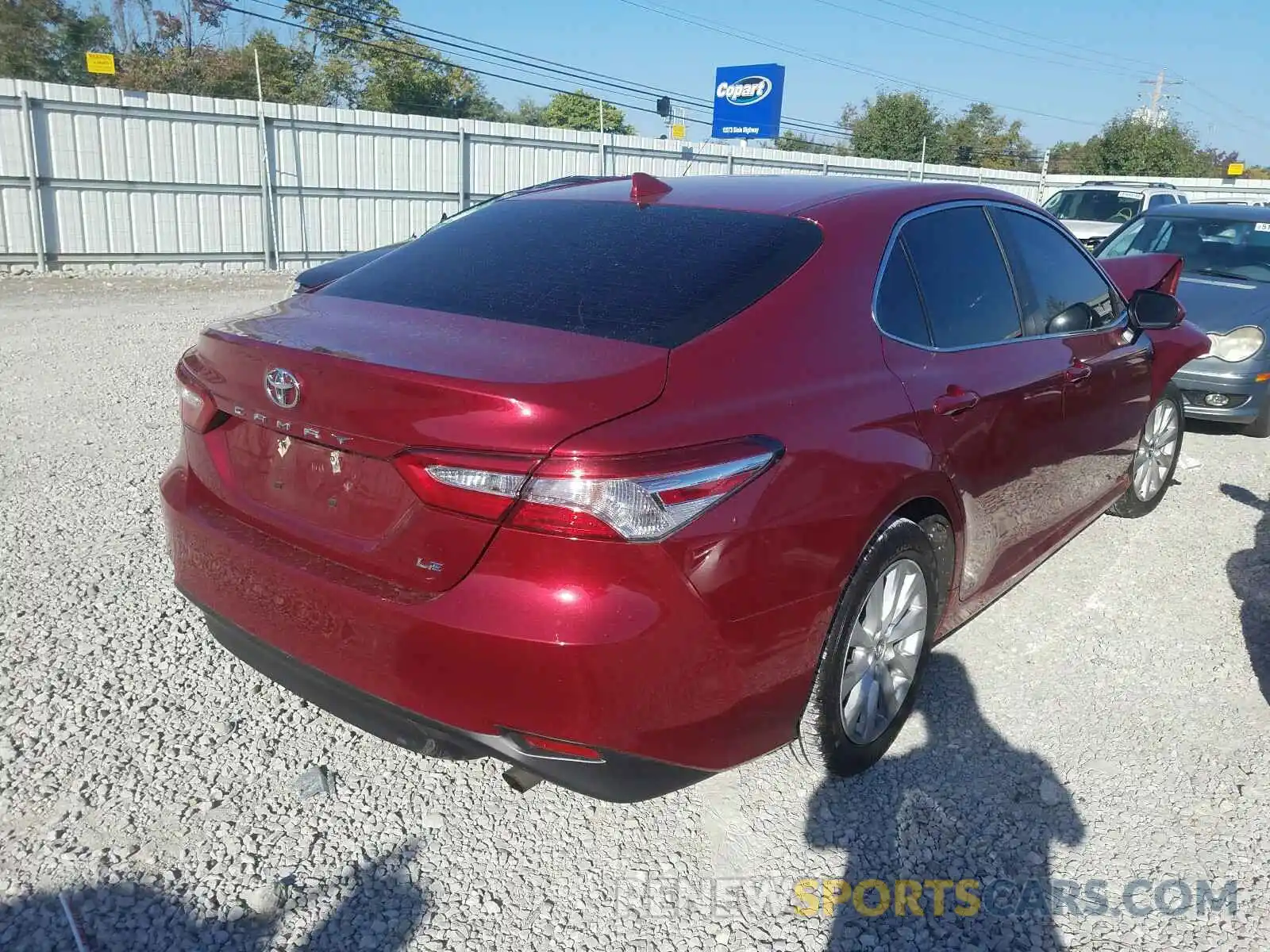 4 Photograph of a damaged car 4T1B11HK2KU731943 TOYOTA CAMRY 2019