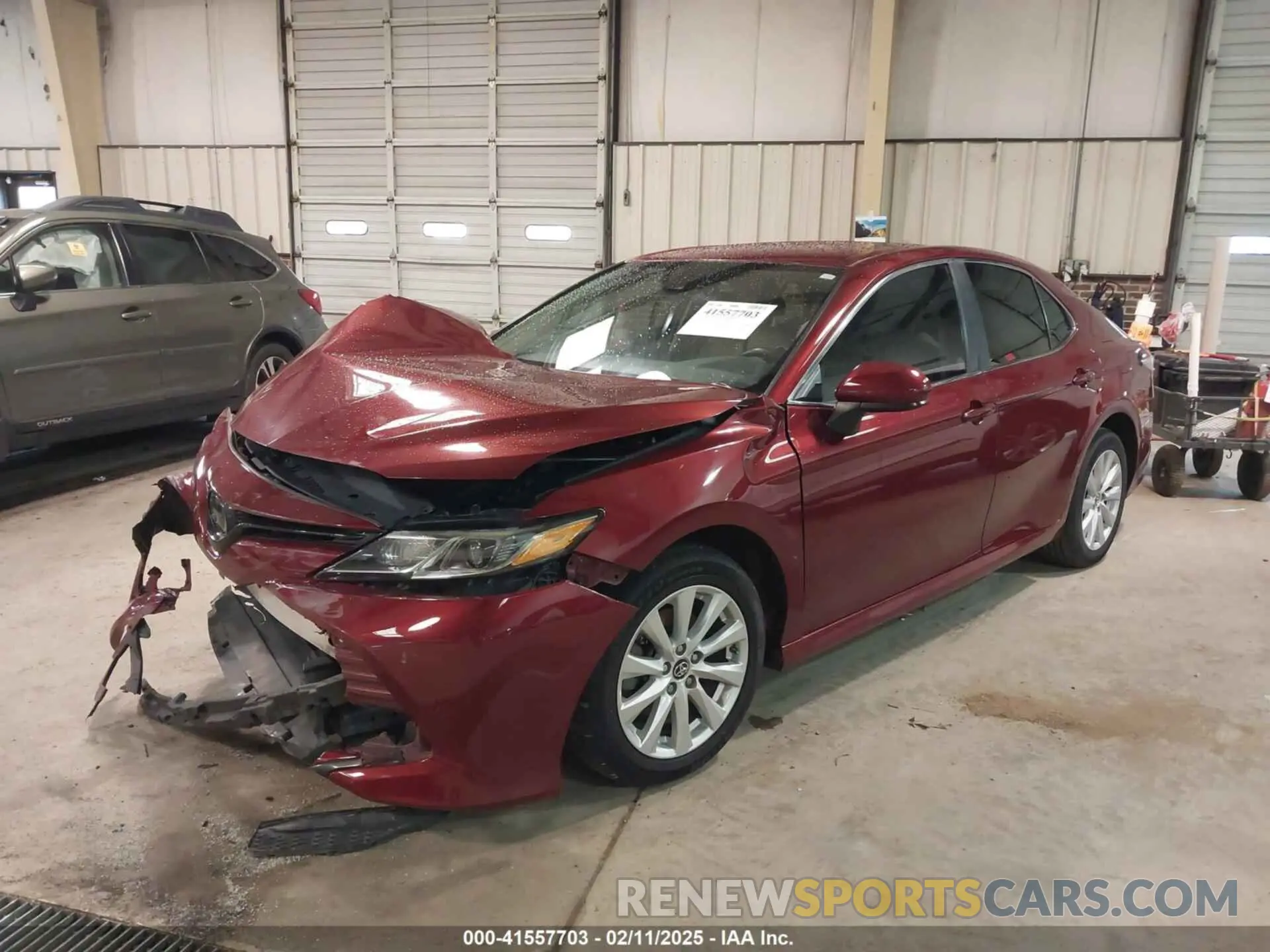 2 Photograph of a damaged car 4T1B11HK2KU737712 TOYOTA CAMRY 2019