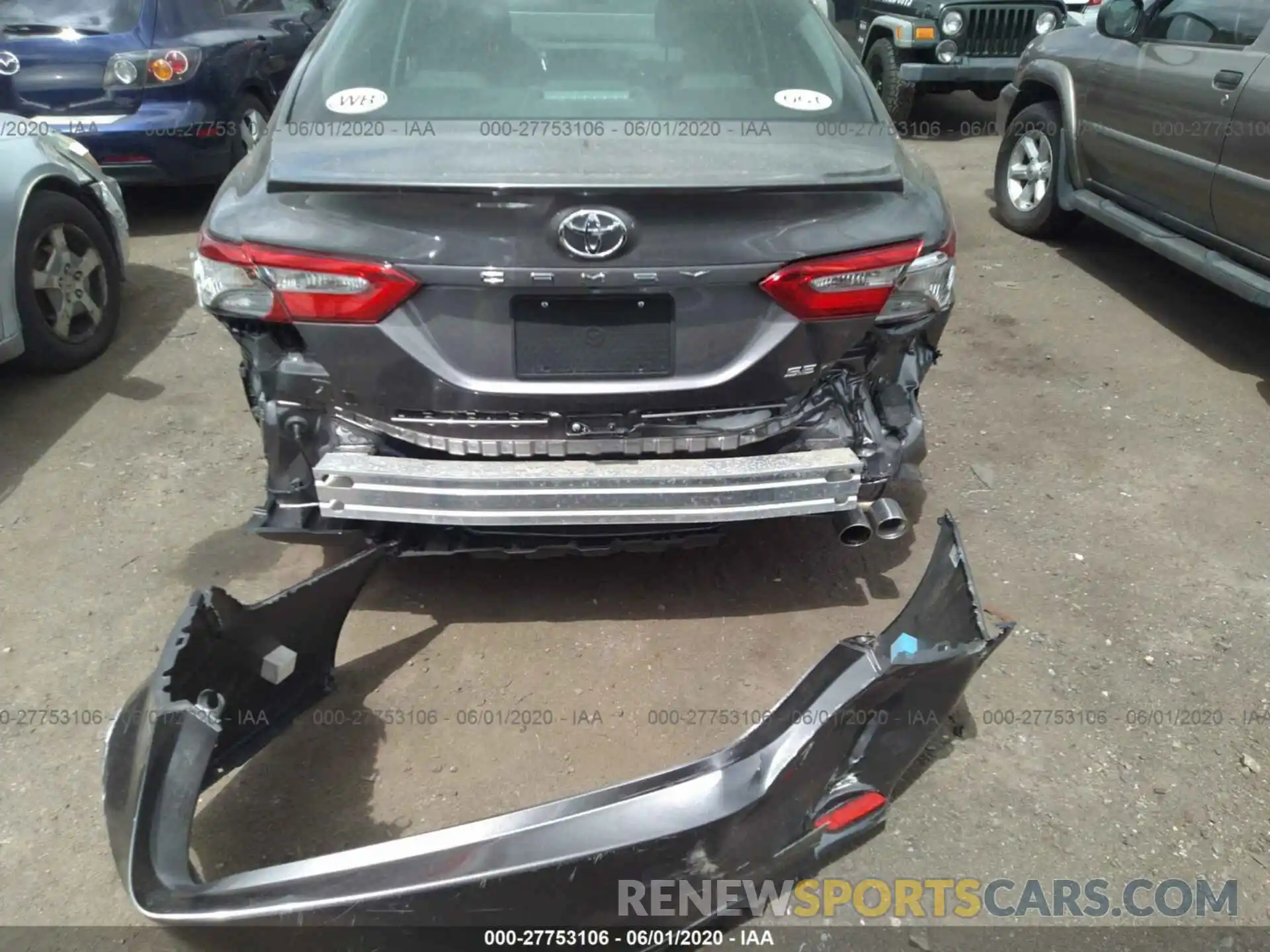 6 Photograph of a damaged car 4T1B11HK2KU739637 TOYOTA CAMRY 2019