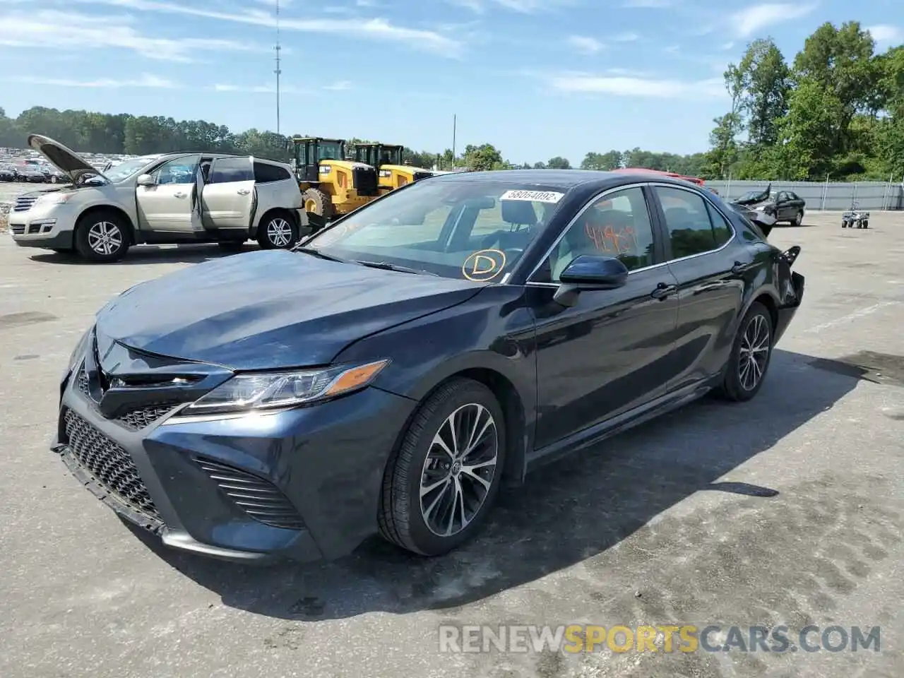 2 Photograph of a damaged car 4T1B11HK2KU742327 TOYOTA CAMRY 2019