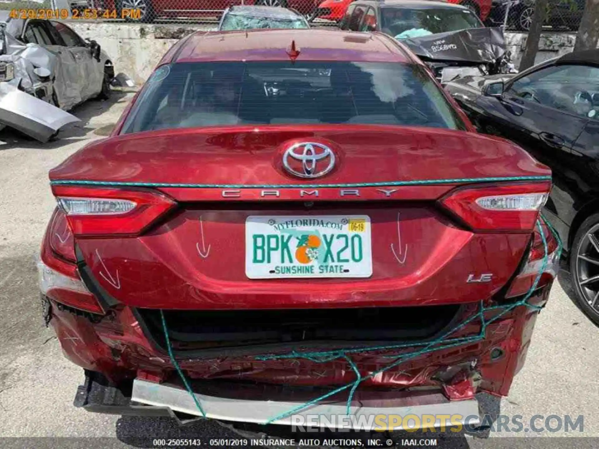 14 Photograph of a damaged car 4T1B11HK2KU745941 TOYOTA CAMRY 2019