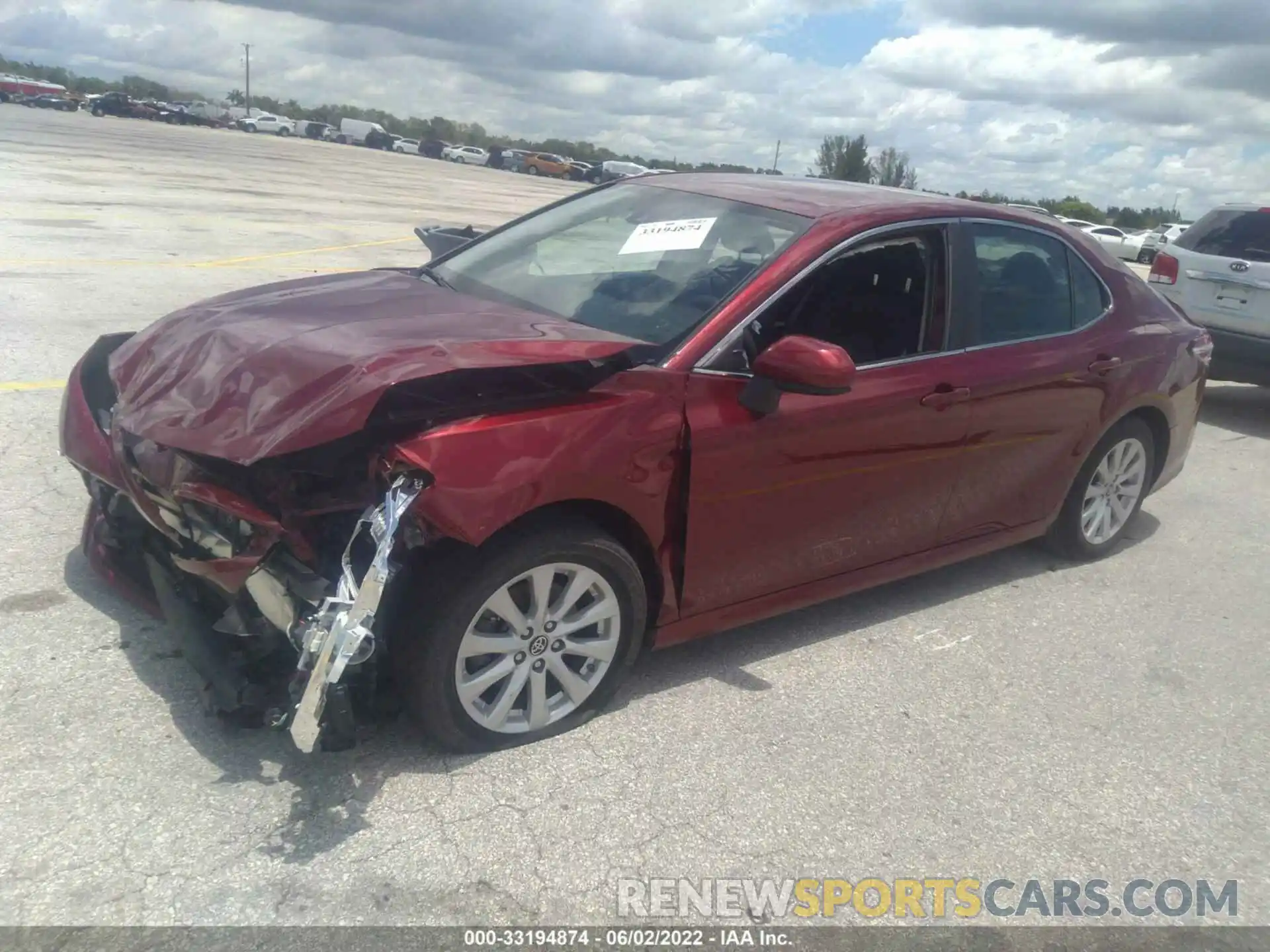 2 Photograph of a damaged car 4T1B11HK2KU755515 TOYOTA CAMRY 2019