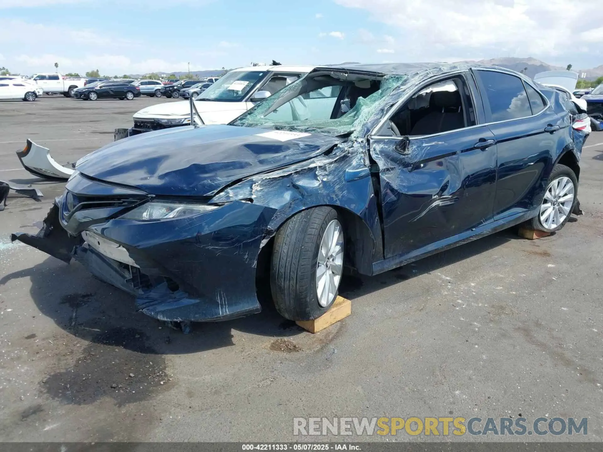 2 Photograph of a damaged car 4T1B11HK2KU757247 TOYOTA CAMRY 2019