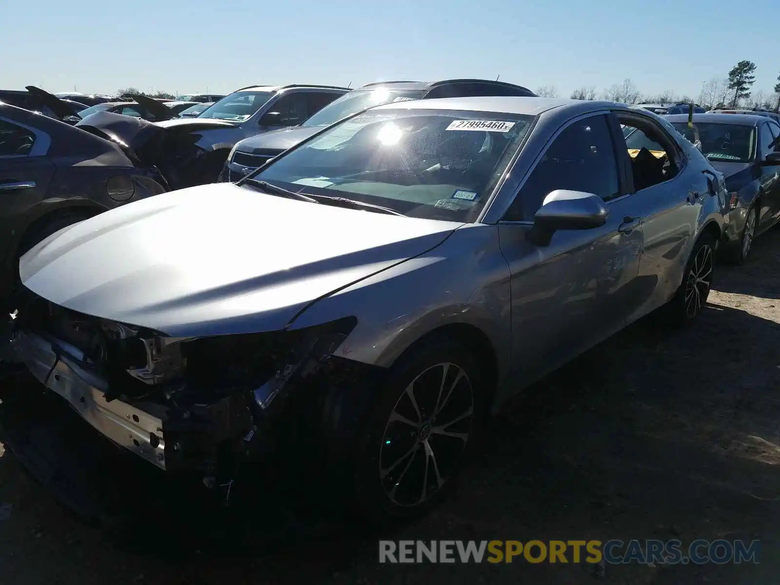 2 Photograph of a damaged car 4T1B11HK2KU759905 TOYOTA CAMRY 2019