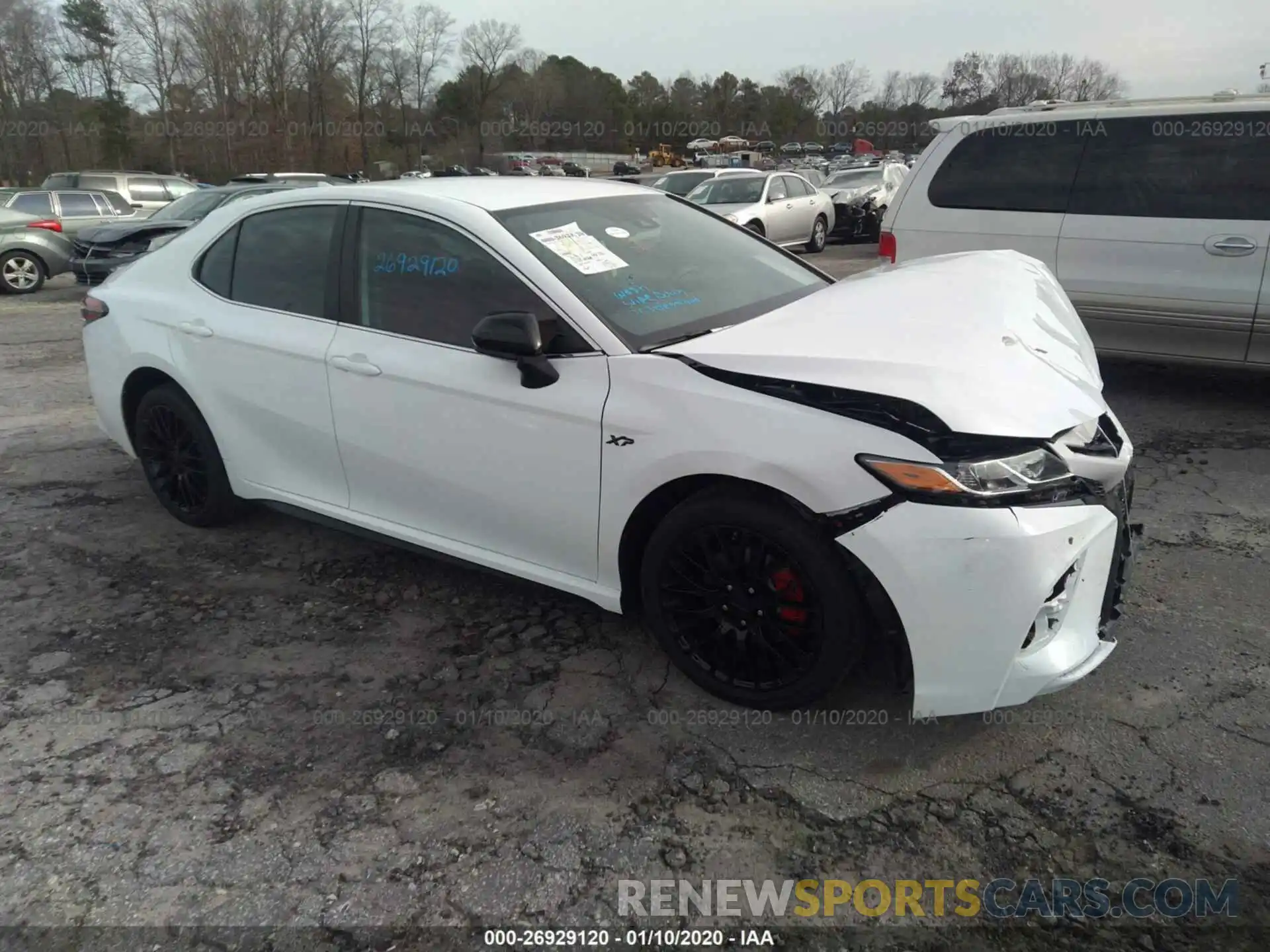 1 Photograph of a damaged car 4T1B11HK2KU765087 TOYOTA CAMRY 2019