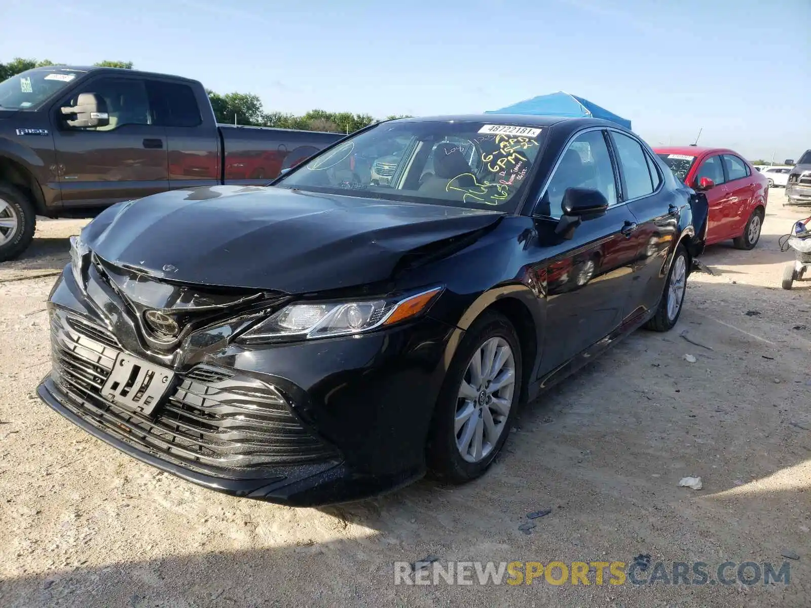 2 Photograph of a damaged car 4T1B11HK2KU766465 TOYOTA CAMRY 2019